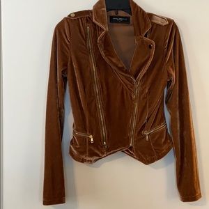 Akira Chicago brown moto jacket